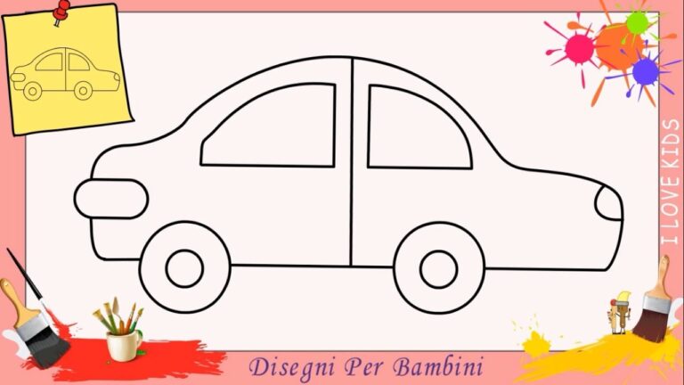 Come disegnare una macchinina facile in 5 semplici passi: guida illustrata!