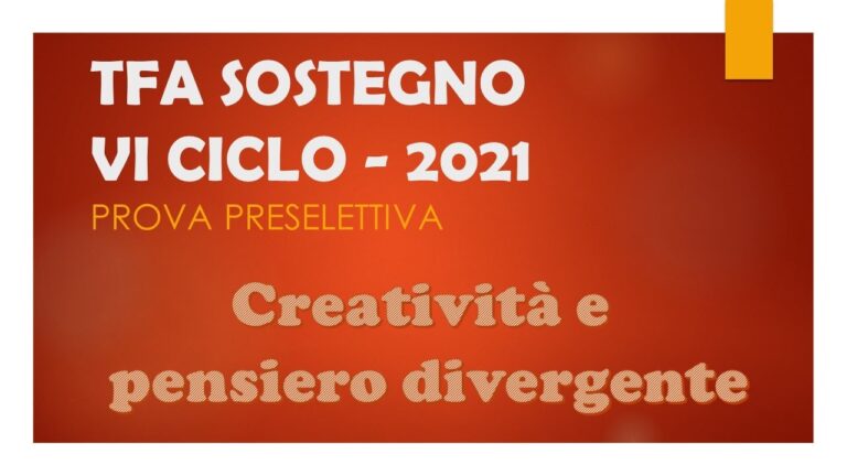 Scopri come la creativit&agrave; favorisce l’apprendimento: esempio di traccia svolta